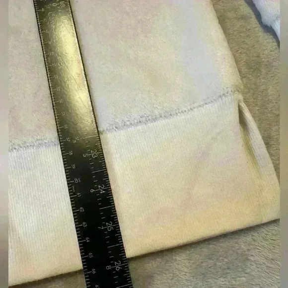 Gaiam Sweater Women's XS Fleece‎ Sherpa Crew Neck Sweater Side Slit - Picture 5 of 8